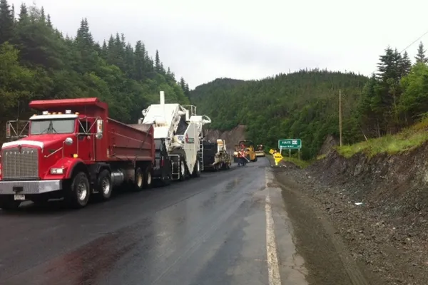 Road Reconstruction, Route 360 Bay d’Espoir Highway
